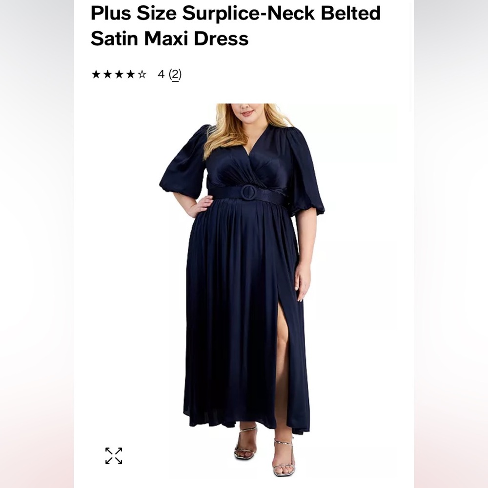 NWT - Navy Taylor dress, Size 24W